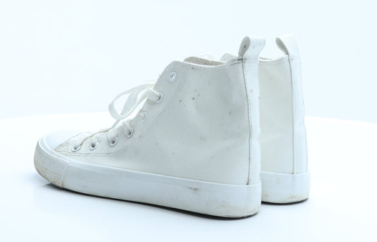 Primark Womens White Rubber Trainer Flat 7 40