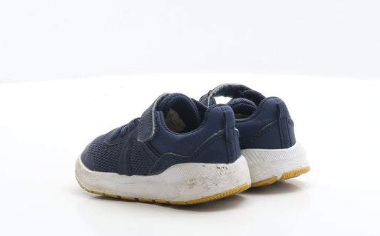 F&F Boys Blue Polyester Trainer UK 5 EUR 22