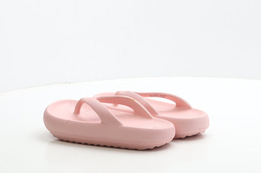 Primark Womens Pink Rubber Thong Sandal UK 3 36
