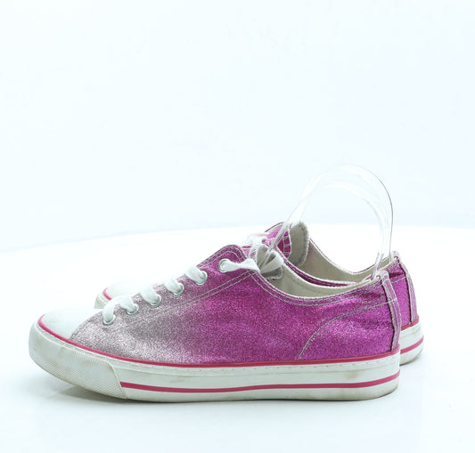 George Womens Pink Polyester Trainer UK 6.5 40