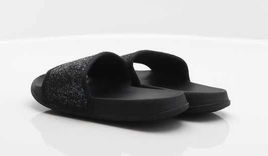 Primark Girls Black Synthetic Slider Sandal UK 1