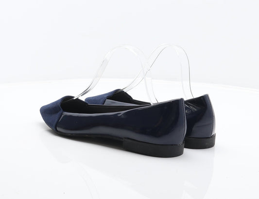 Primark Womens Blue Synthetic Ballet Flat UK 7 40