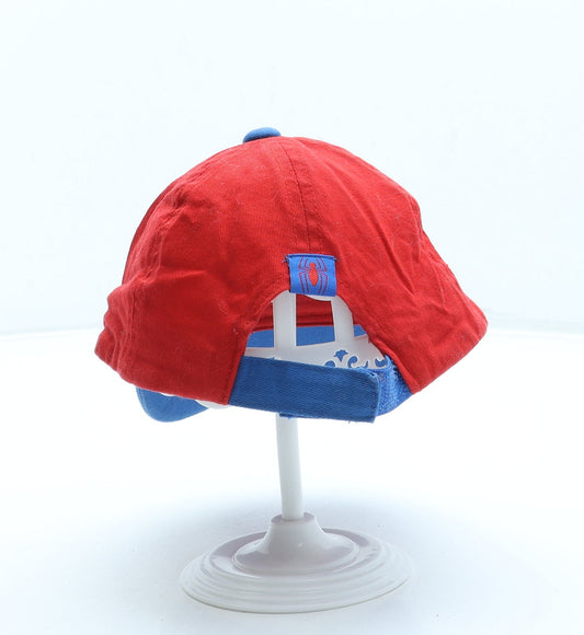 F&F Boys Red Cotton Snapback One Size - Spiderman