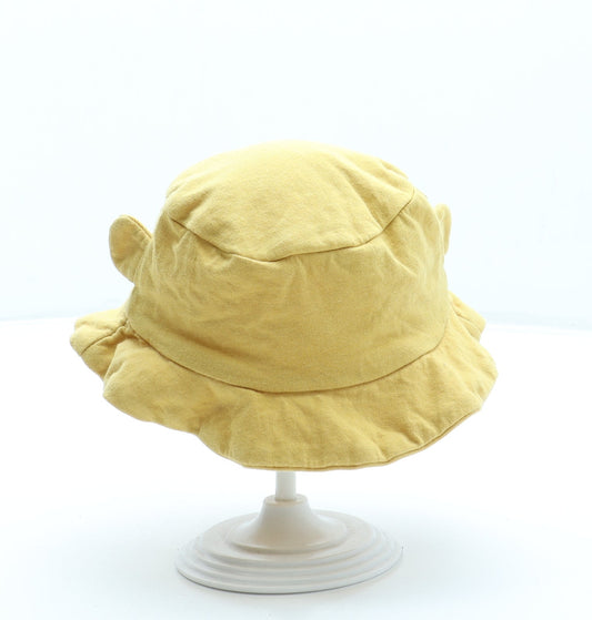 F&F Boys Yellow Cotton Bucket Hat One Size - Winnie the Pooh