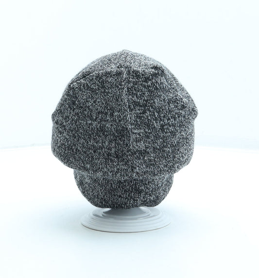 PEP&CO Mens Grey Acrylic Beanie One Size