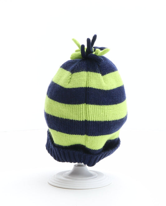 George Boys Multicoloured Striped Acrylic Bobble Hat One Size - Disney, Pixar, Toy Story 3, Woody & Buzz