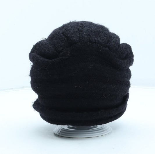 Primark Womens Black Acrylic Beanie One Size