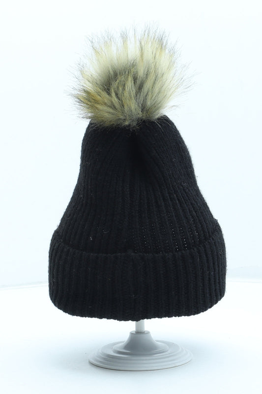 Primark Womens Black Acrylic Winter Hat One Size