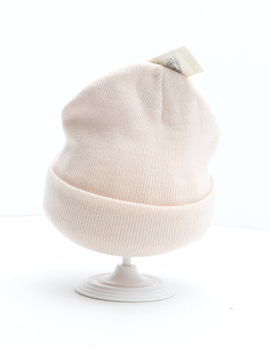 Primark Womens Pink Acrylic Beanie One Size