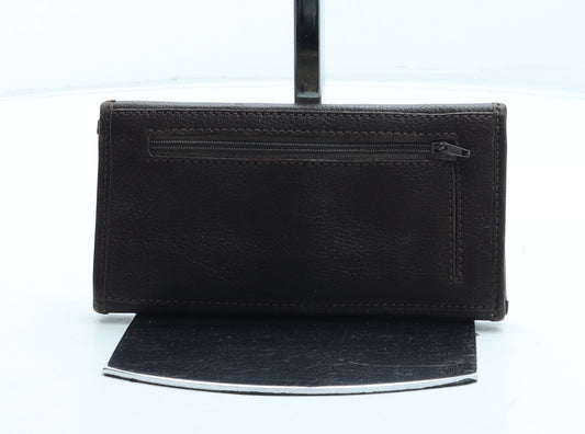 Preworn Mens Brown Leather Wallet