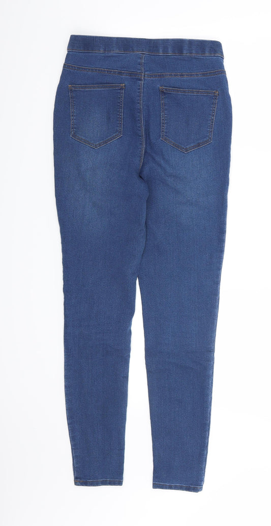 Matalan Womens Blue  Denim Skinny Jeans Size 8 L26 in
