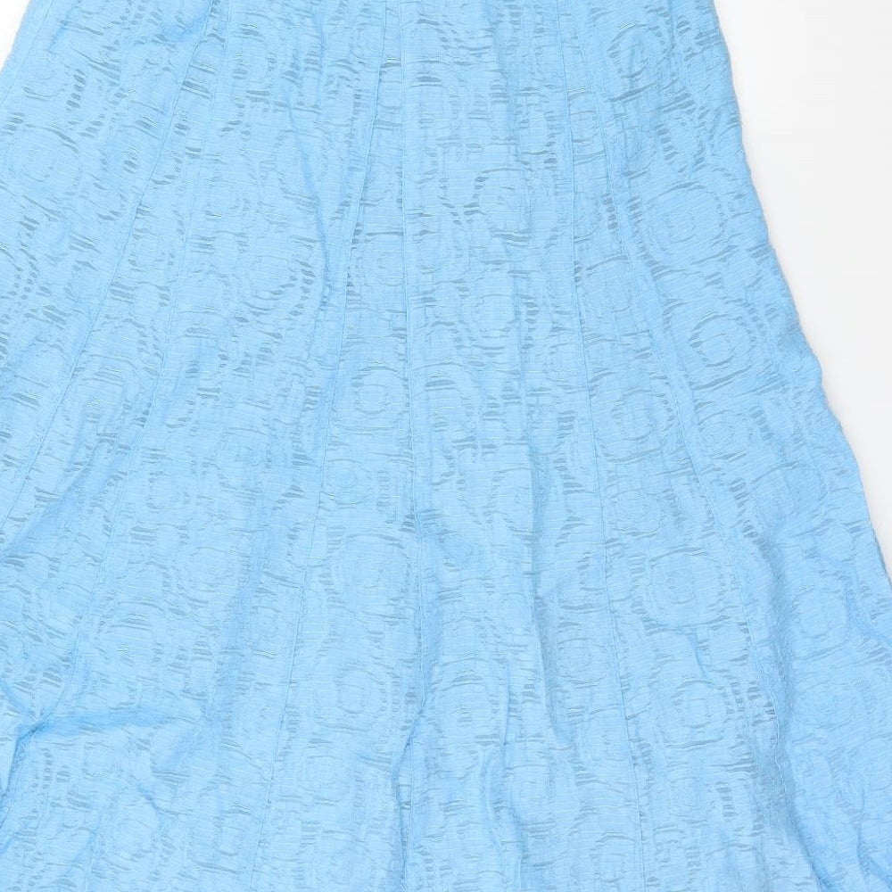 Marks and Spencer Womens Blue Flare Skirt Size 10