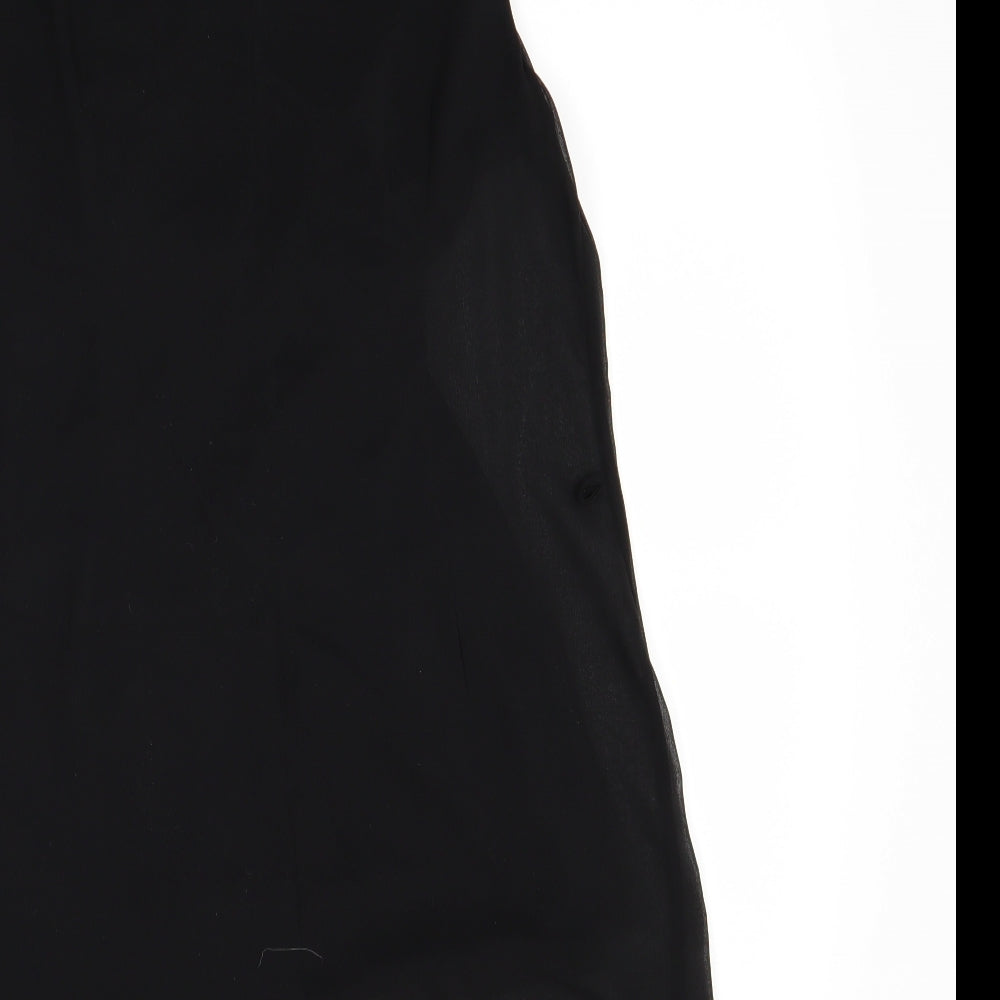 Atmosphere Womens Black A-Line Size 12