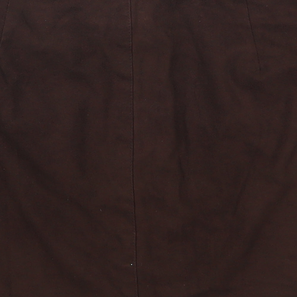 Bershka Womens Brown Mini Skirt Size M