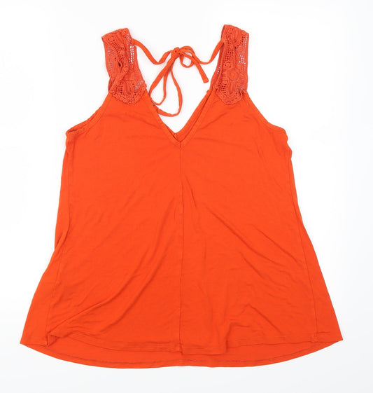 George Womens Red Basic Tank Size 10