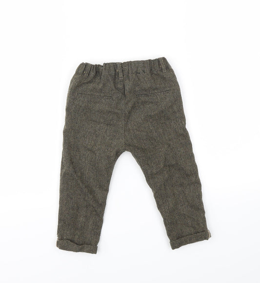 mamas & papas Baby Brown Trousers Size 12-18 Months