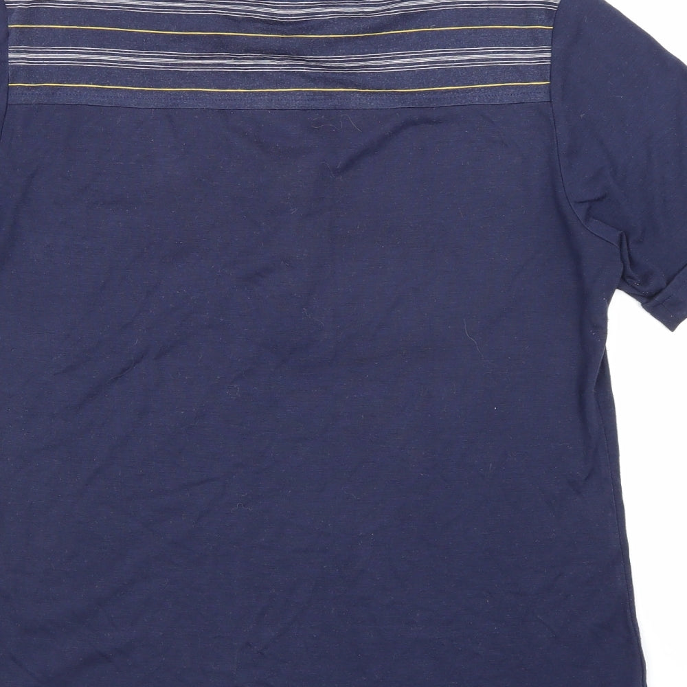 Marks and Spencer Mens Blue T-Shirt Size 38