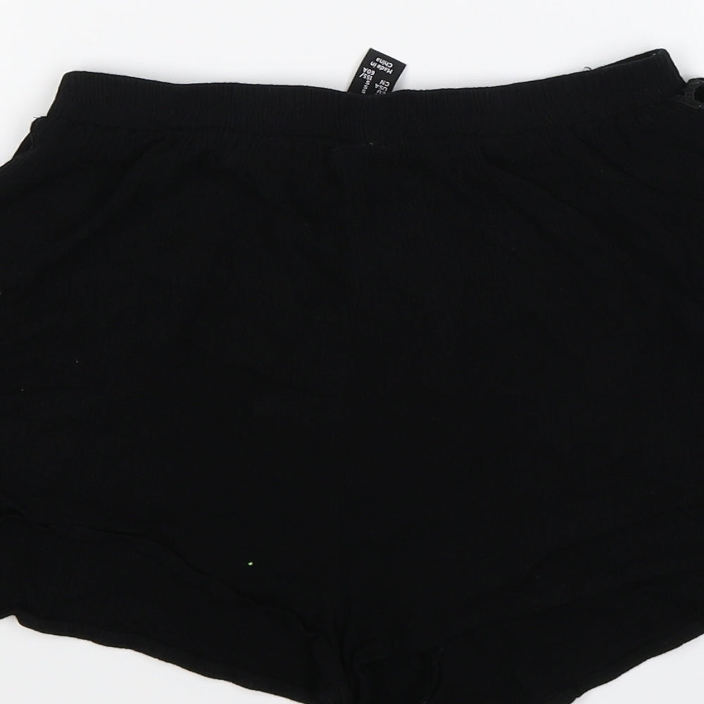 New Look Womens Black Skimmer Shorts Size S