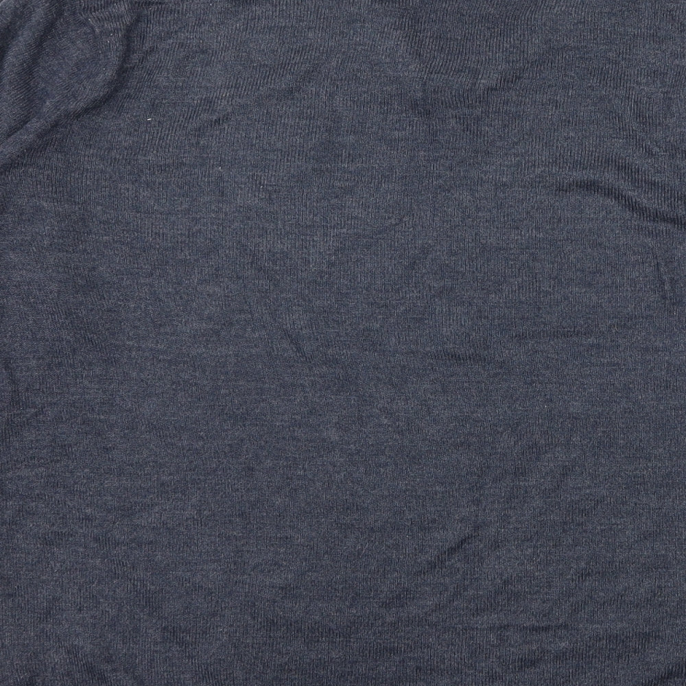 West Rock Mens Blue Argyle/Diamond Knit Pullover Jumper Size M