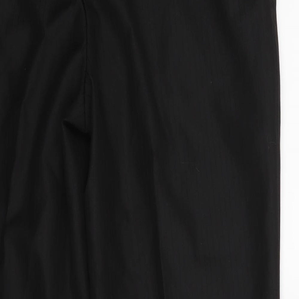Perry Ellis Mens Black Trousers Size 34 L30 in