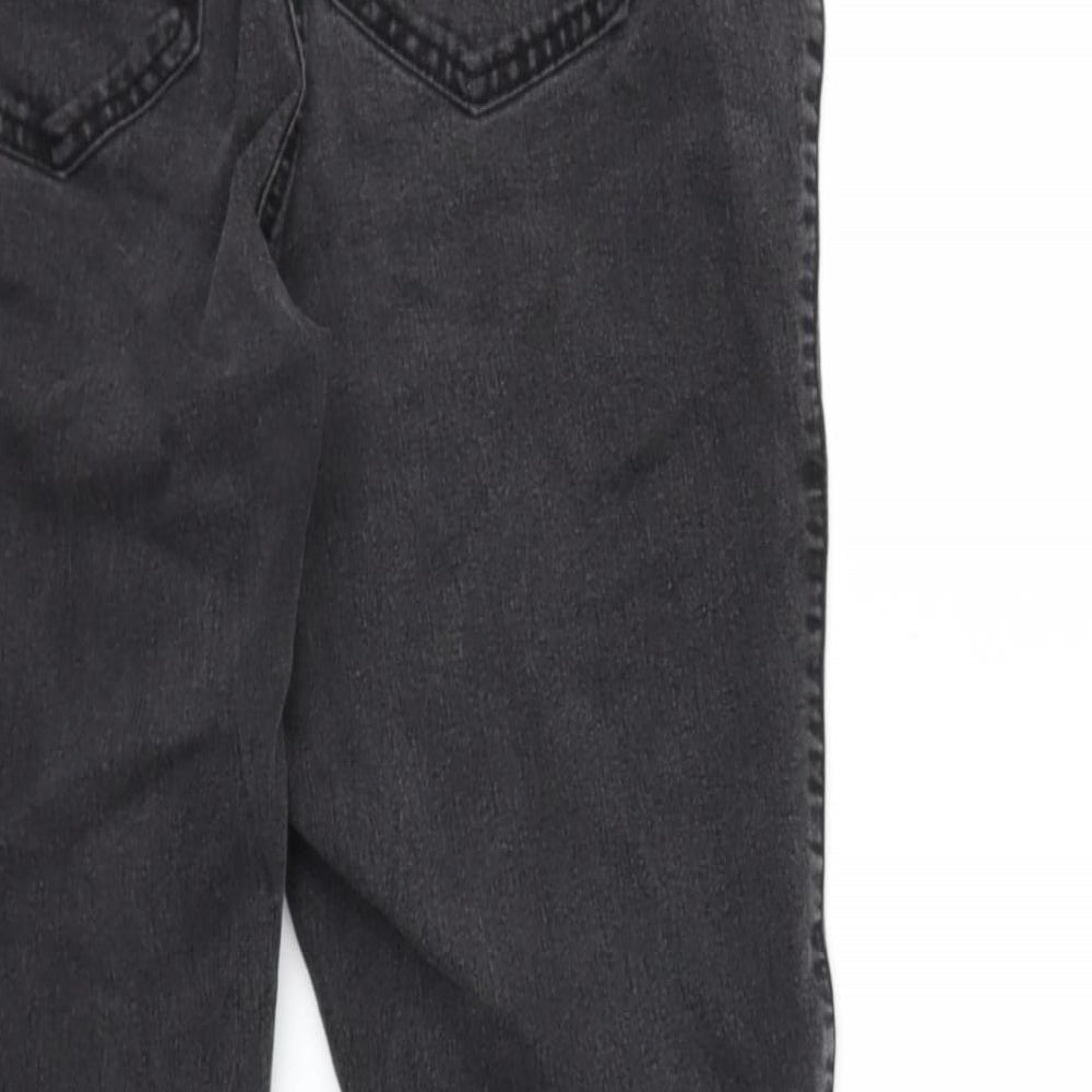 M&Co Womens Grey Denim Skinny Jeans Size 14 L25 in