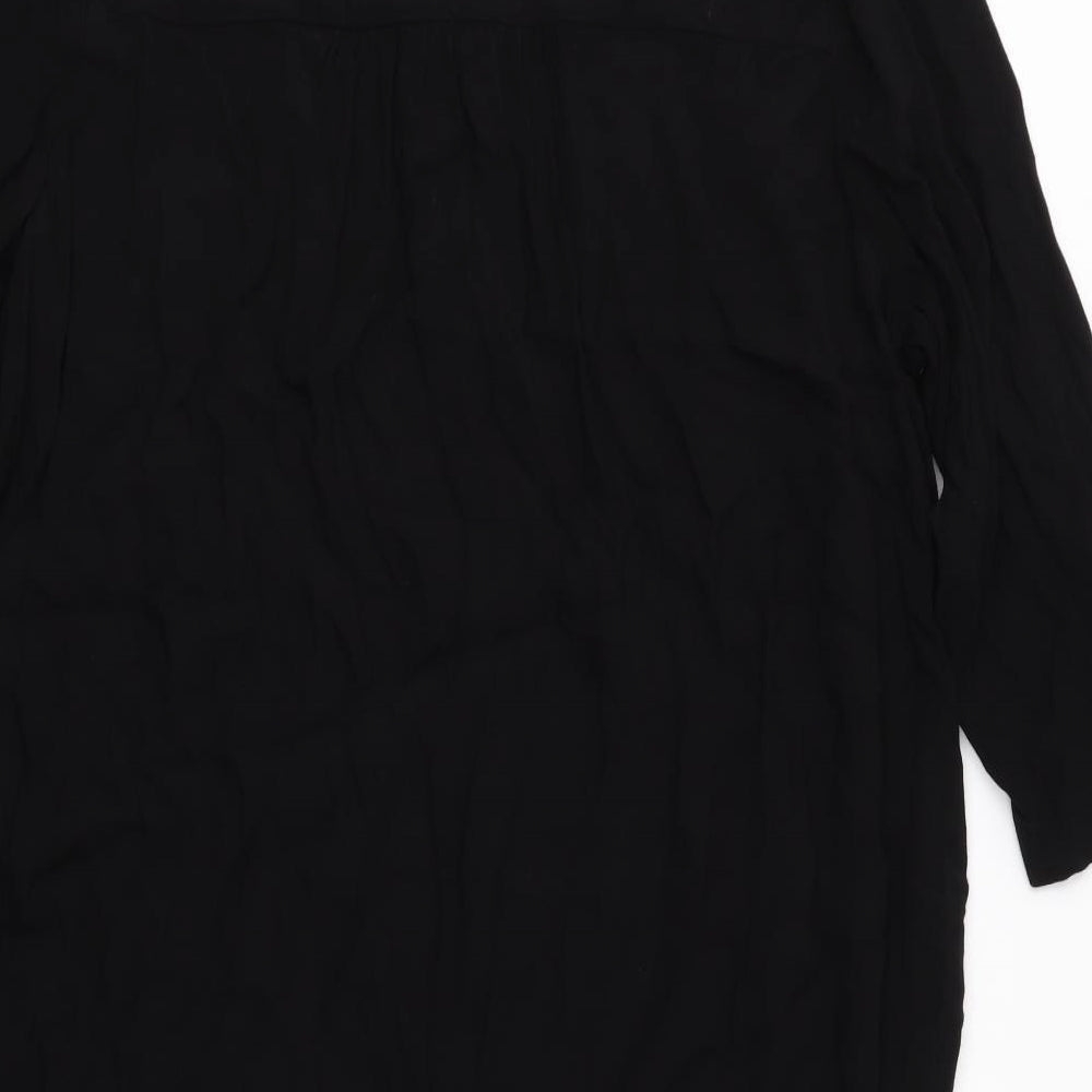 M&S Womens Black A-Line