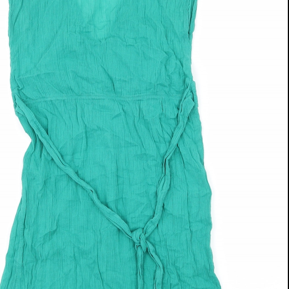 Accessorize Womens Green Basic Blouse Size 8