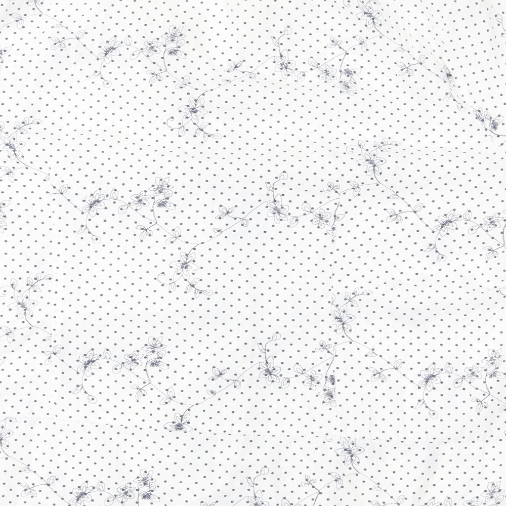 Bonmarché Womens Blue Floral Basic Blouse Size 18