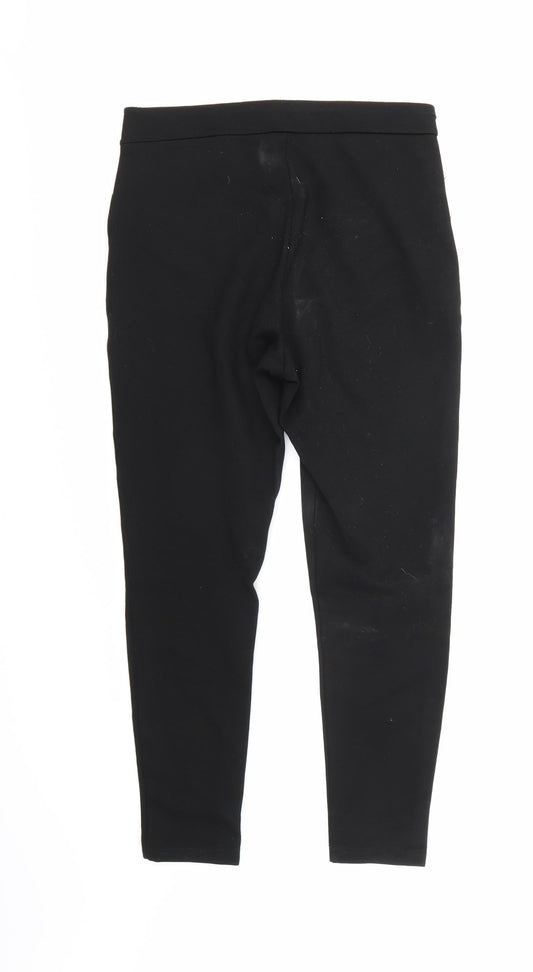 NEXT Womens Black Trousers Size 10 L22 in