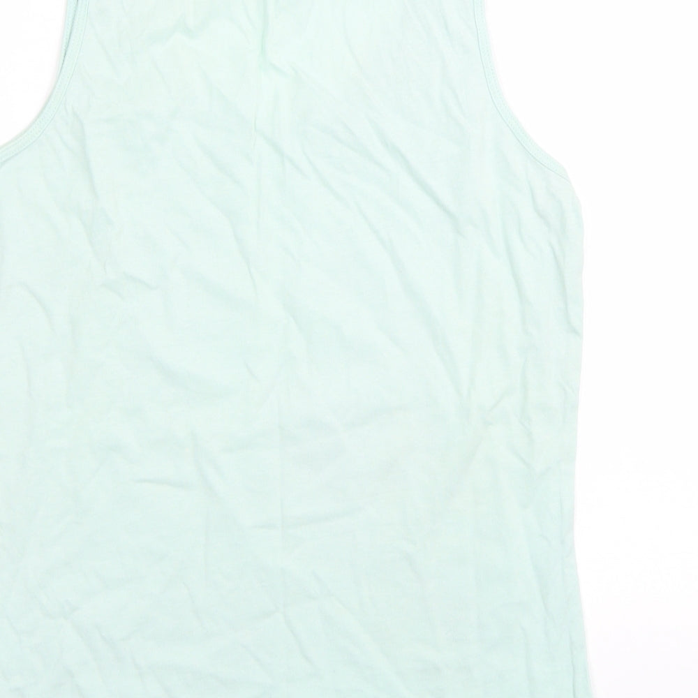 George Womens Blue Basic T-Shirt Size 8