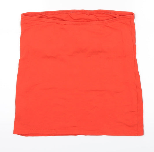 New Look Womens Orange   Mini Skirt Size L