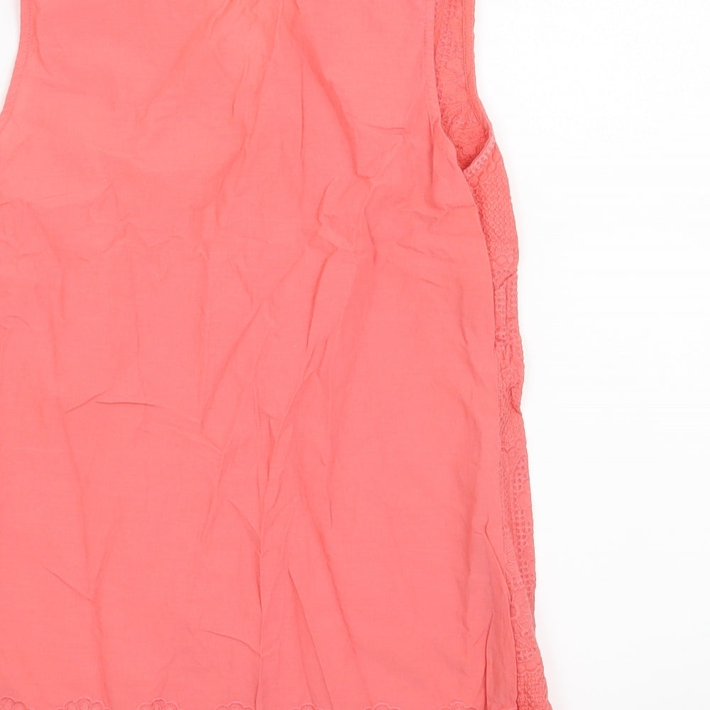 George Womens Pink Basic Blouse Size 10