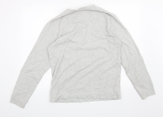 Easy Mens Grey Pullover Jumper Size M