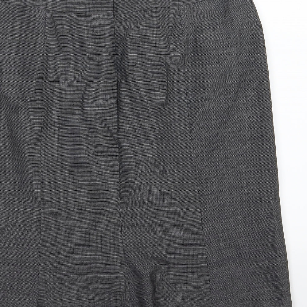 Kasper Womens Grey Straight & Pencil Skirt Size 12