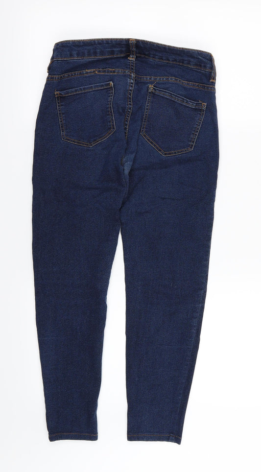 Pull&Bear Womens Blue  Denim Skinny Jeans  L25 in