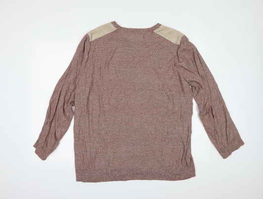 River Island Mens Red Pullover Jumper Size L