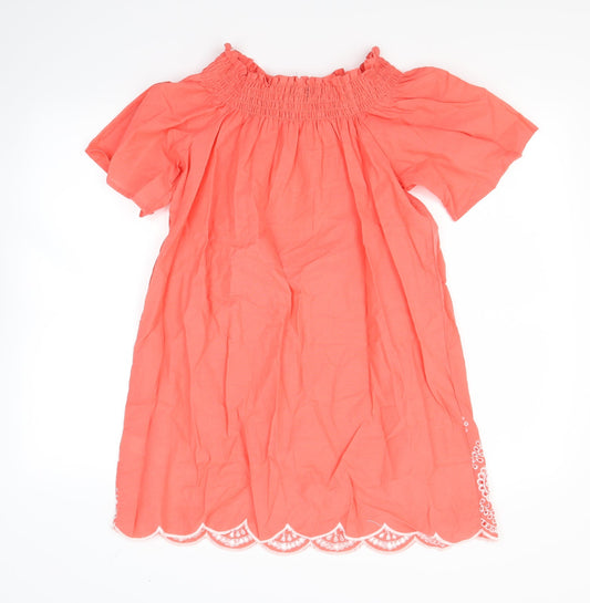 Primark Womens Orange T-Shirt Dress Size 8