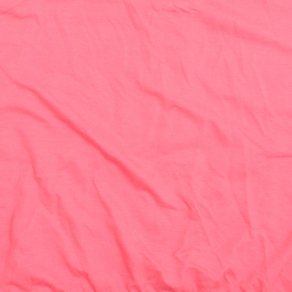 Avant Garde Womens Pink Basic T-Shirt Size S