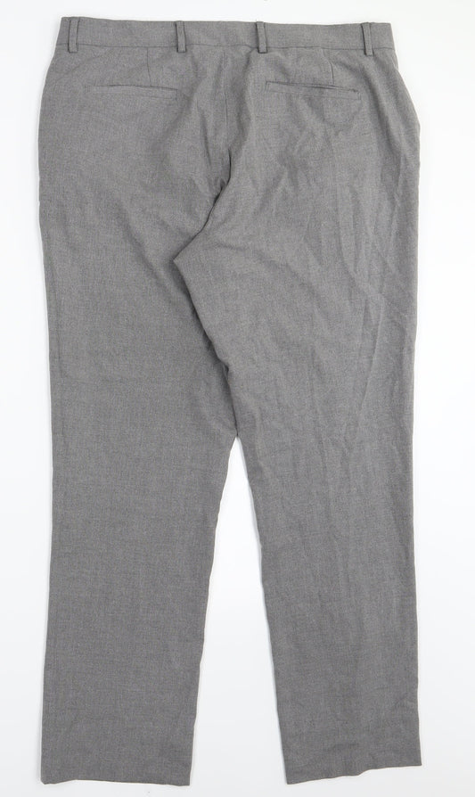 Mark law Mens Grey Trousers Size 36 L30 in