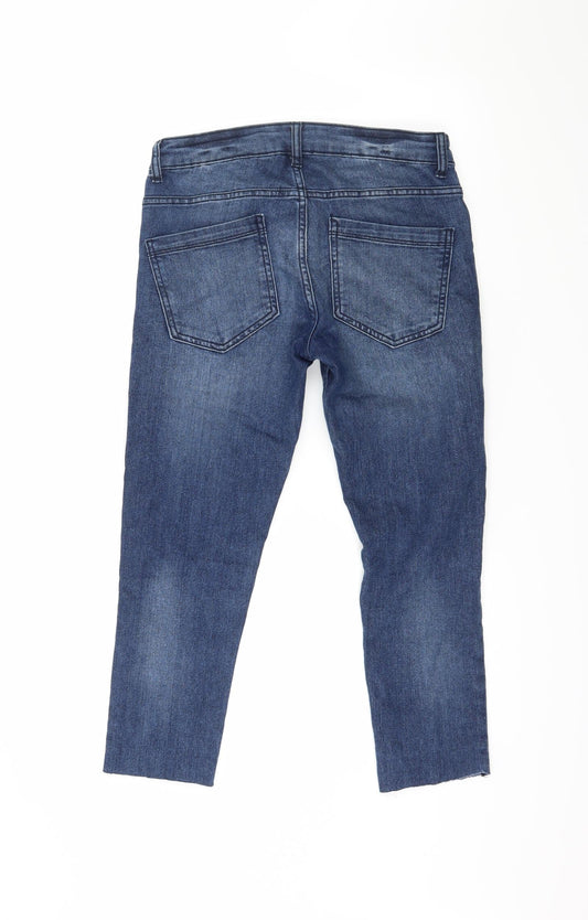 Denim & Co. Womens Blue Denim Skinny Jeans Size 30 L23 in