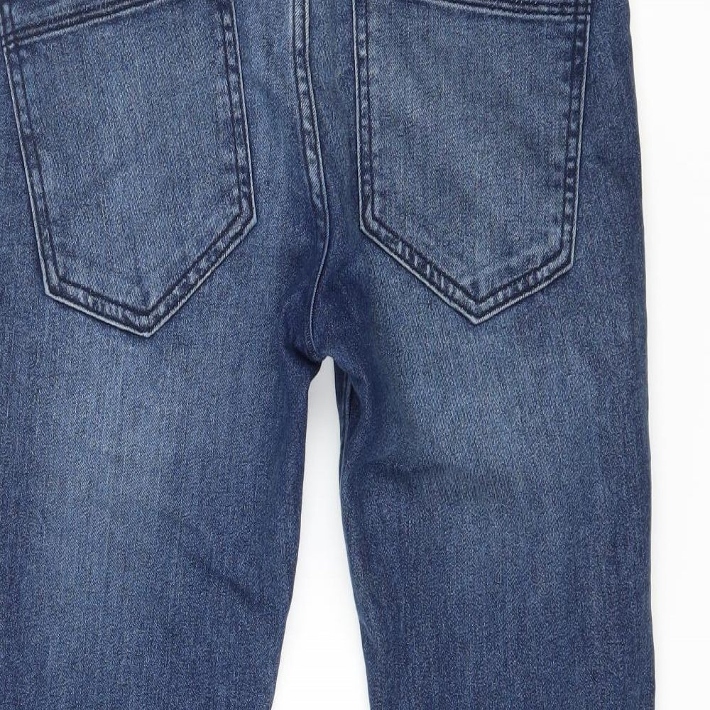 Denim & Co. Womens Blue Denim Skinny Jeans Size 30 L23 in