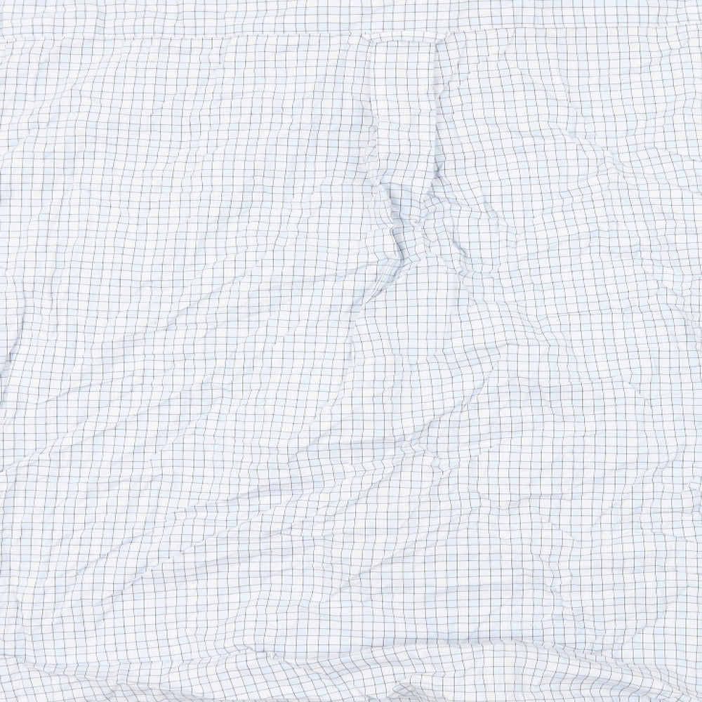 Wolsey Mens Blue Check Button-Up Size XL