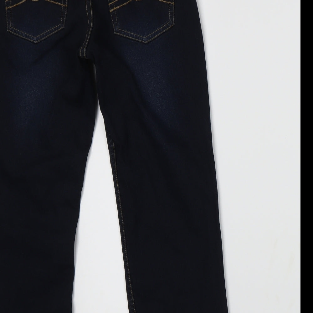 Cherokee Womens Blue Denim Straight Jeans Size 10 L22 in