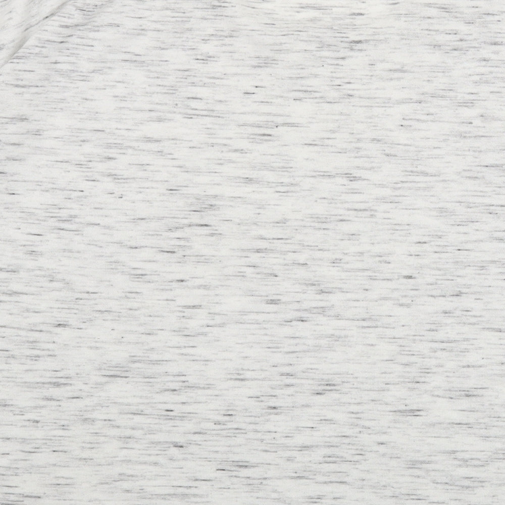 George Womens White Striped Basic Blouse Size 10