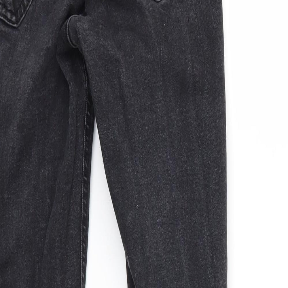 Denim & Co. Womens Black Denim Skinny Jeans Size 6 L26 in