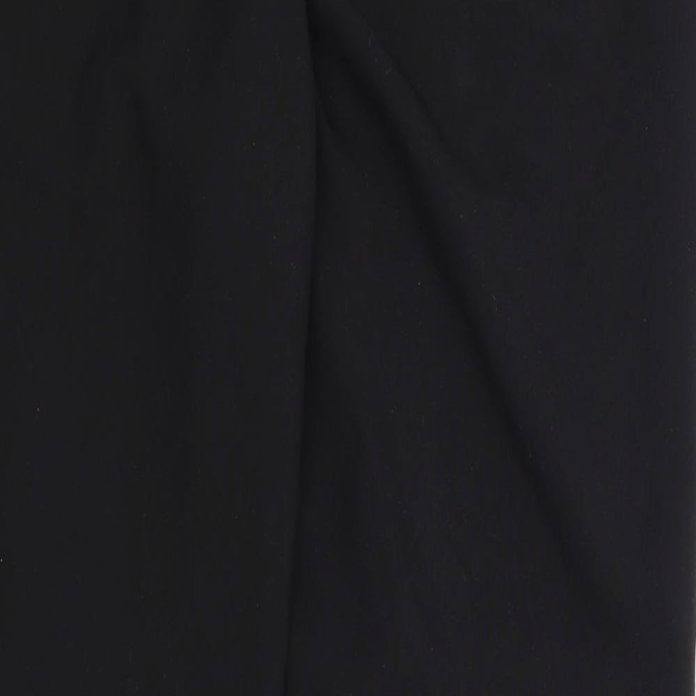 George Womens Black Trousers Size 12 L27 in