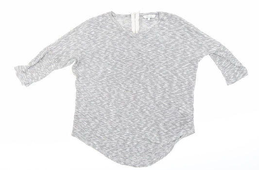 Peacocks Womens Grey Basic T-Shirt Size 10