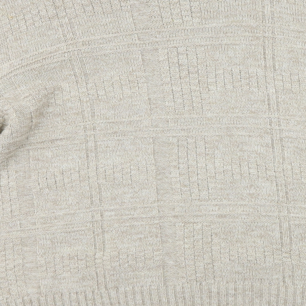 Marks and Spencer Mens Beige Pullover Jumper Size L