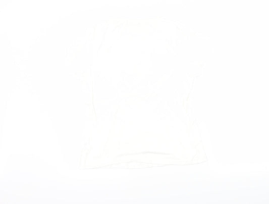 Bonmarché Womens White Floral Basic T-Shirt Size M