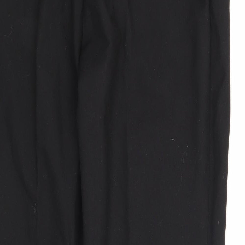 Preworn Mens Black Trousers L28 in